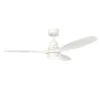 3 Blade Modern Wood Ceiling Fan with Light and Remote