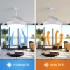 42'' Dual Mount Retractable Ceiling Fan